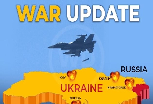 Russia -Ukraine War : युक्रेनच्या ड्रोनने केला रशियन जहाजावर हल्ला,युद्धनौका पाण्यात बुडाली