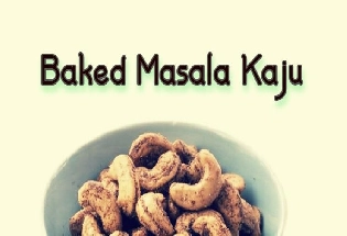 Baked Masala Kaju क्रिस्पी बेक्ड मसाला काजू